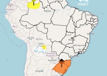 Aproximação de ciclone extratropical leva região Sul a ampliar nível de alerta