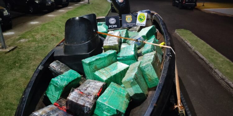 Ação integrada apreende uma tonelada de drogas no Paraná