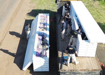 PRF apreende quase 5 toneladas de maconha em caixas de isopor gigante