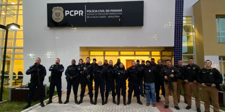 Polícia Civil realiza operação e prende foragido por assassinato em Araucária