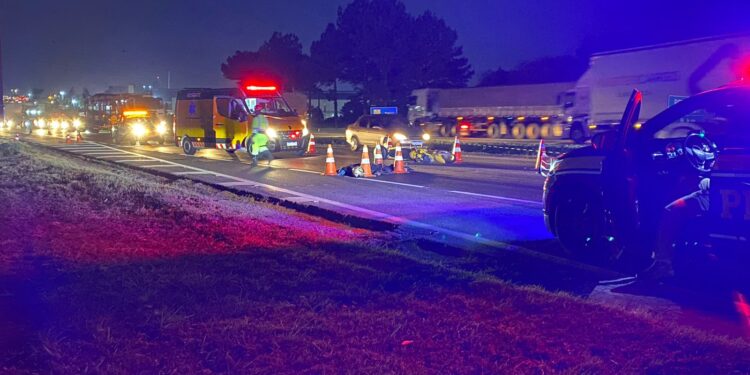 Motociclista morre em acidente no Contorno Leste em São José dos Pinhais