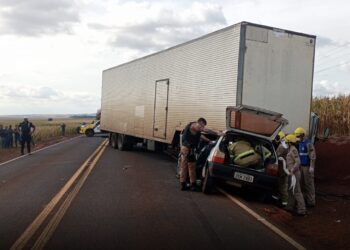 Casal se envolve em acidente trágico na PR-445