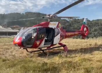 Jovem é resgatado pelo BPMOA após acidente com máquina em fábrica