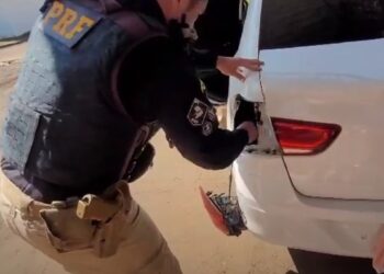 Policial militar é presa pela PRF após ser flagrada com quase 30 kg de cocaína, no Paraná