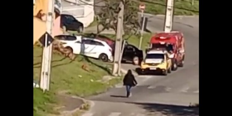 Professora é agredida a coronhadas em assalto quando chegava em escola em Colombo