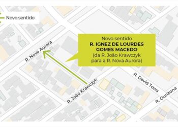 Atenção, motorista: Rua no Sítio Cercado terá sentido único a partir desta segunda-feira