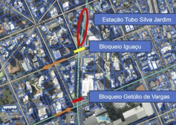 Via calma da República Argentina será bloqueada à passagem de veículos para obras