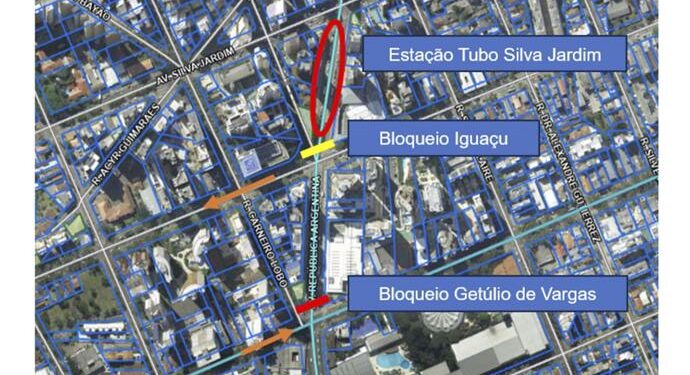 Via calma da República Argentina será bloqueada à passagem de veículos para obras