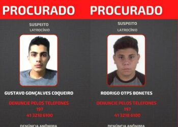 PCPR divulga fotos de foragidos por latrocínio em Curitiba