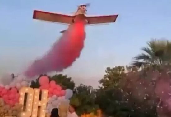 Piloto de avião morre durante chá revelação