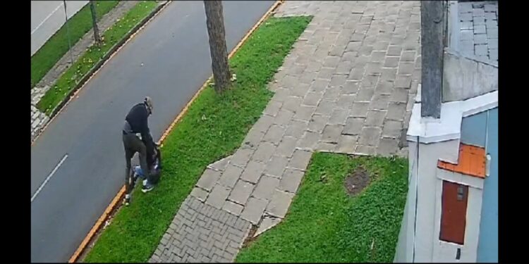 Vítima entra em luta corporal com bandido mas ele leva sua bolsa, em Curitiba