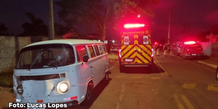 Tragédia no Paraná; kombi atropela várias crianças que brincavam na rua