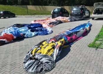 Trio é preso na RMC por soltar e transportar balões