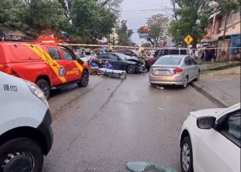 Vítima de engavetamento no bairro Portão morre no hospital