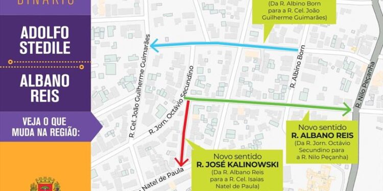 Bairro de Curitiba ganha novo binário a partir desta terça-feira