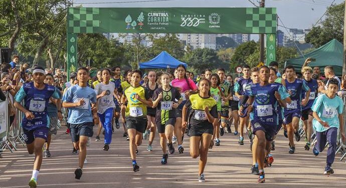 Corridas da Família Folhas e Arena Kids vão atrair a garotada no fim de semana em Curitiba