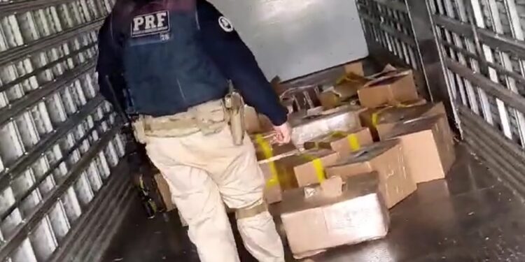 PRF apreende mais de meia tonelada de maconha, crack e cocaína no Paraná