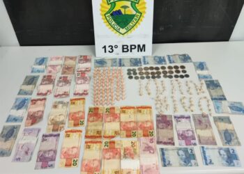 Casal é detido pela PM traficando drogas na Comunidade da Pluma em Curitiba