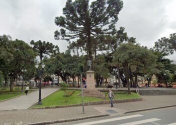 Indivíduo é multado em mais de 20 mil reais após pichar estátua em Curitiba