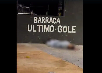 Dupla é metralhada em frente a bar no Paraná; criminosos efetuaram 50 disparos