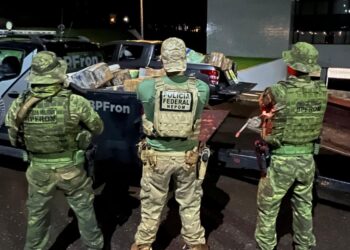 Polícia Militar e Federal apreendem 1,2 tonelada de maconha no Paraná