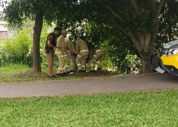 Corpo com tornozeleira eletrônica é encontrado no Rio Barigui em Curitiba