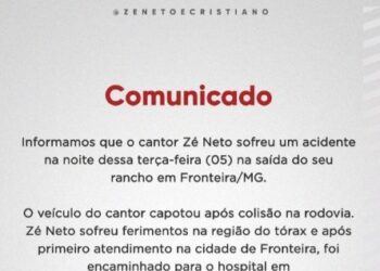 Zé Neto, da dupla com Cristiano, se envolve em grave acidente de carro