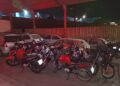 Polícia Militar dá um basta na turma do “Randandan” e do grau e apreende 16 motos em Almirante Tamandaré