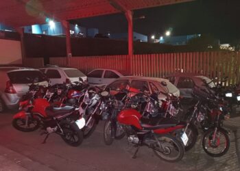 Polícia Militar dá um basta na turma do “Randandan” e do grau e apreende 16 motos em Almirante Tamandaré