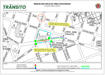 Tradicional bênção de carros em Curitiba altera trânsito no bairro Mercês nesta sexta-feira