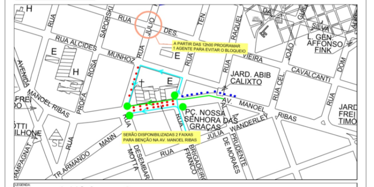 Tradicional bênção de carros em Curitiba altera trânsito no bairro Mercês nesta sexta-feira