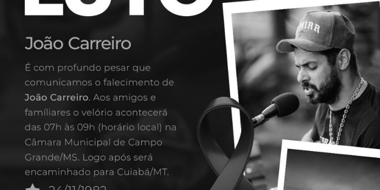 Cantor sertanejo João Carreiro morre em cirurgia