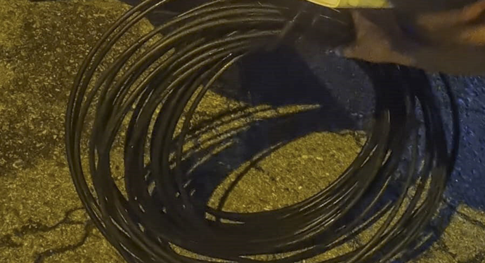 Guarda Municipal de Curitiba prende indivíduo por furto de fios no Água Verde