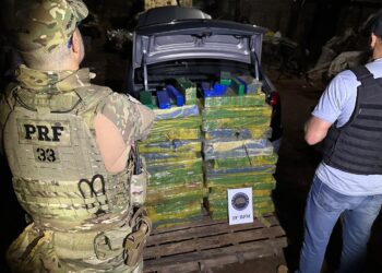 PRF e PM descobrem depósito de maconha no Paraná