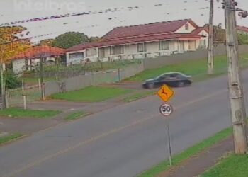 Câmera de segurança registrou acidente impressionante no Umbará, veja o vídeo