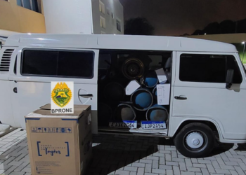 RONE recupera inúmeros produtos furtados em Araucária