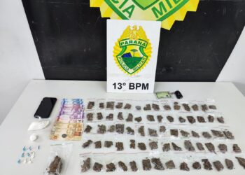 PM detém criminoso e apreende drogas nos fundos da CEASA