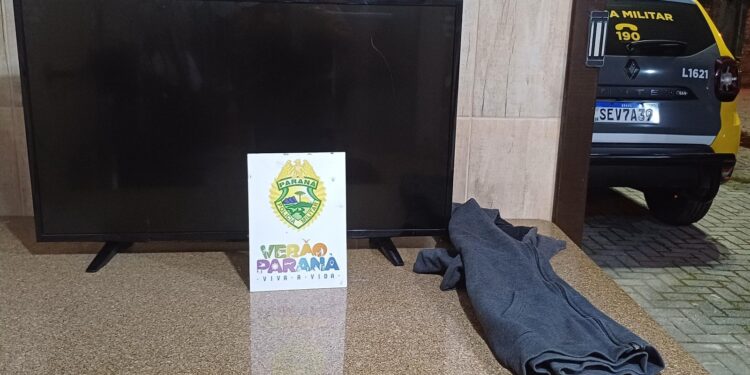 Ação rápida da Polícia Militar prende autor de furto a residência