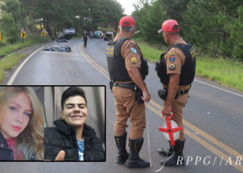 Casal em moto perde a vida em colisão frontal com caminhonete