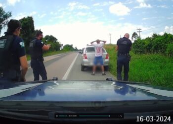 Guarda Municipal de Araucária apreende caixas de vinho após receber informações da RONE, veja o vídeo da abordagem