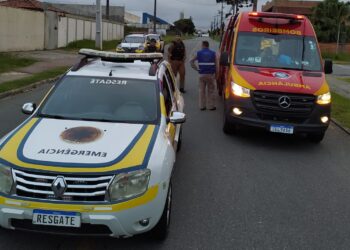 Rapaz é socorrido em estado grave após ser baleado na RMC