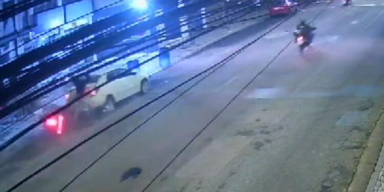 Câmeras registraram acidente com Harley que vitimou empresário; mulher quase foi atingida