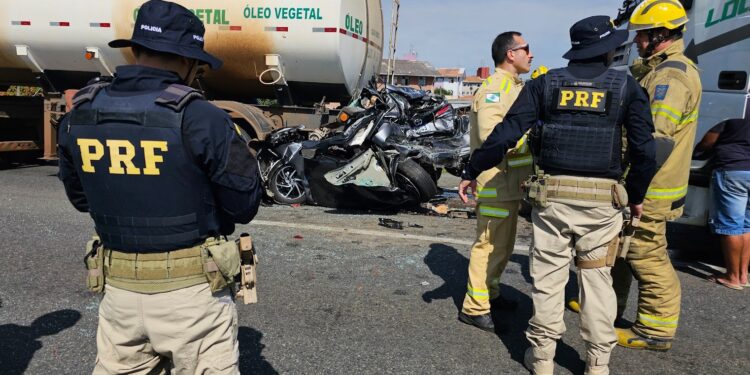 Carreta que provocou acidente fatal no Contorno Sul estava com freio isolado
