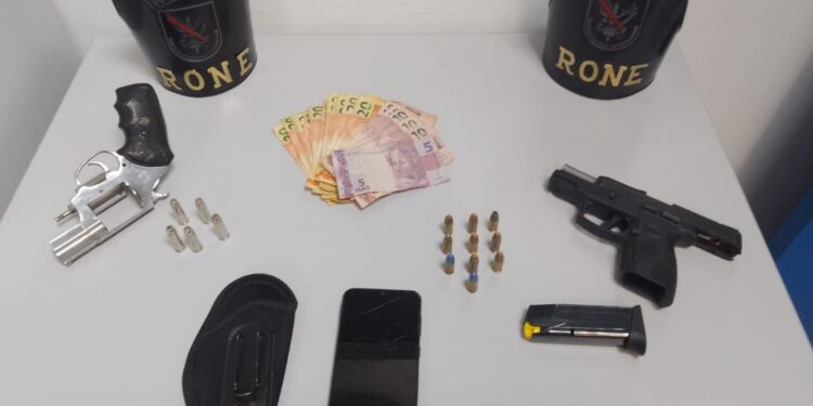 Autor de feminicídio é preso pela RONE poucas horas após o crime na CIC