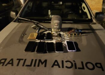 Criminosos com moto roubada levam chumbo da ROTAM durante assalto a pedestres; eles não resistiram