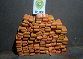 Polícia Militar apreende 90 Kg de maconha
