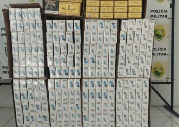 Polícia Militar do Paraná apreende cigarros contrabandeados