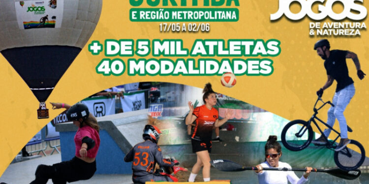 Curitiba sedia os Jogos da Aventura e Natureza 2024 a partir de sexta-feira