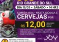Evento reúne cervejarias artesanais do Paraná e Santa Catarina em prol do Rio Grande do Sul