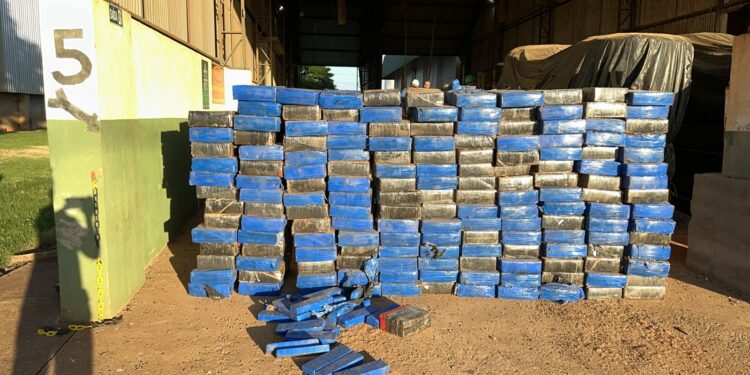 PRF e Receita Federal apreendem carregamento de maconha de 3,5 toneladas no Paraná